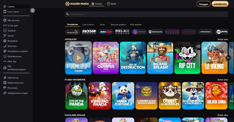 France - golden panda online casino